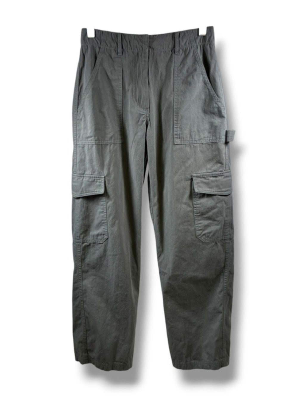 WHITE FOX Know your Worth Cargo Pants in Charcoal Gray Size XS